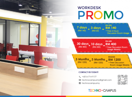 Techno Campus Work Desk Promo