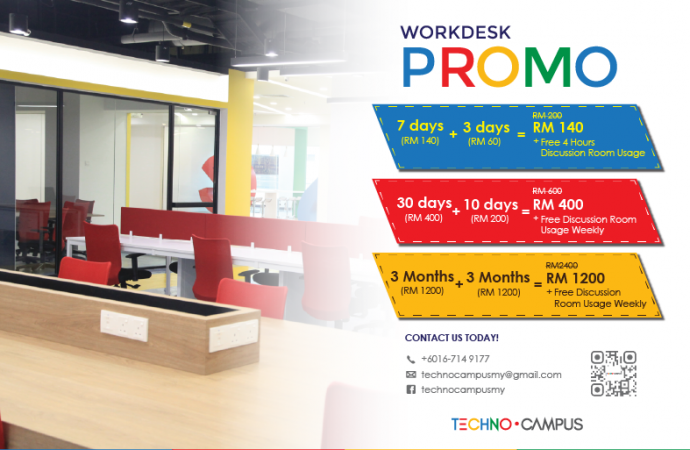 Techno Campus Work Desk Promo