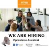 Job Vacancy – Operations Assistant