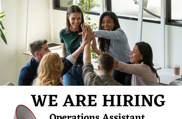 Job Vacancy – Operations Assistant