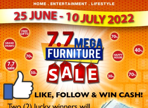 VIVA HOME 7.7 MEGA FURNITURE SALE 2022 ONLINE GIVEAWAY